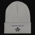 American Cuffed Beanie Classic - Heather Grey, front