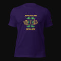 Men's Tee American Dealer - Team Purple, front