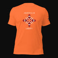 Men's Tee American Liberty - Orange, front