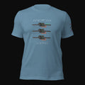 Men's Tee Audiophile - Steel Blue, front