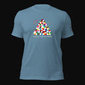 Men's Tee Q-Bert - Steel Blue, front