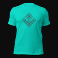 Men's Tee Vee Formation - Teal, front