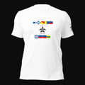 Men's Tee Whiskey Echo Echo Delta - White, front