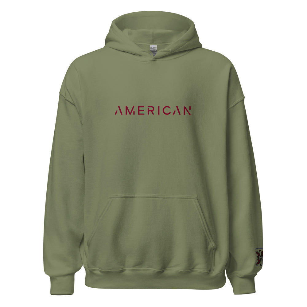 Unisex Hoodie Americano Vertical