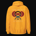 Unisex Hoodie American Audiophile - Gold, back